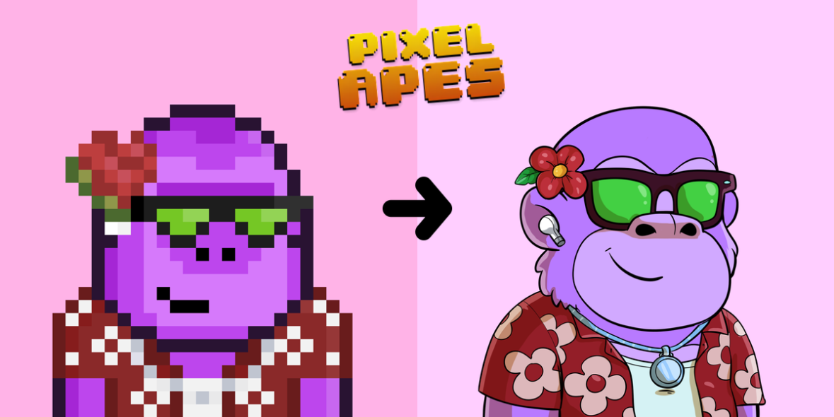 Pixel Ape Gen 2 example 1