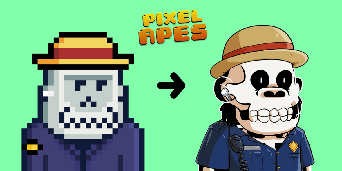 Pixel Ape Gen 2 example 2